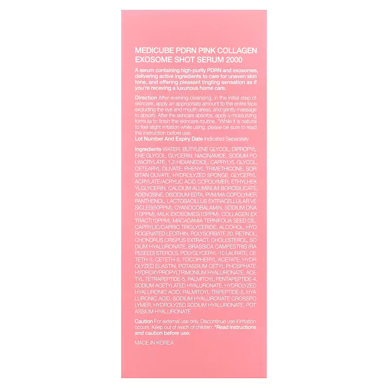 MEDICUBE PDRN PINK COLLAGEN EXOSOME SHOT 2000