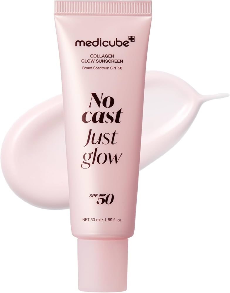 Medicube Collagen Glow Radiance Sunscreen "No Cast Just Glow" SPF50+