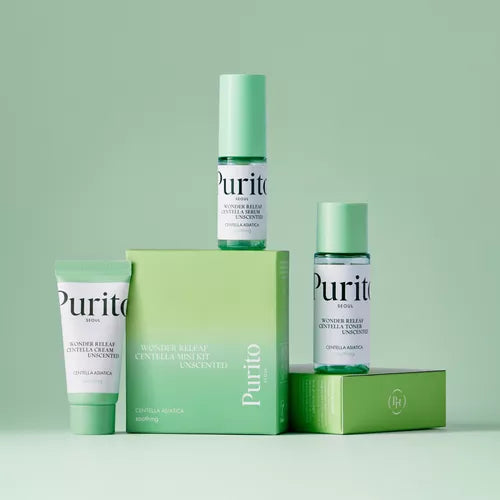 Purito Seoul Wonder Releaf Centella Unscented Mini Kit