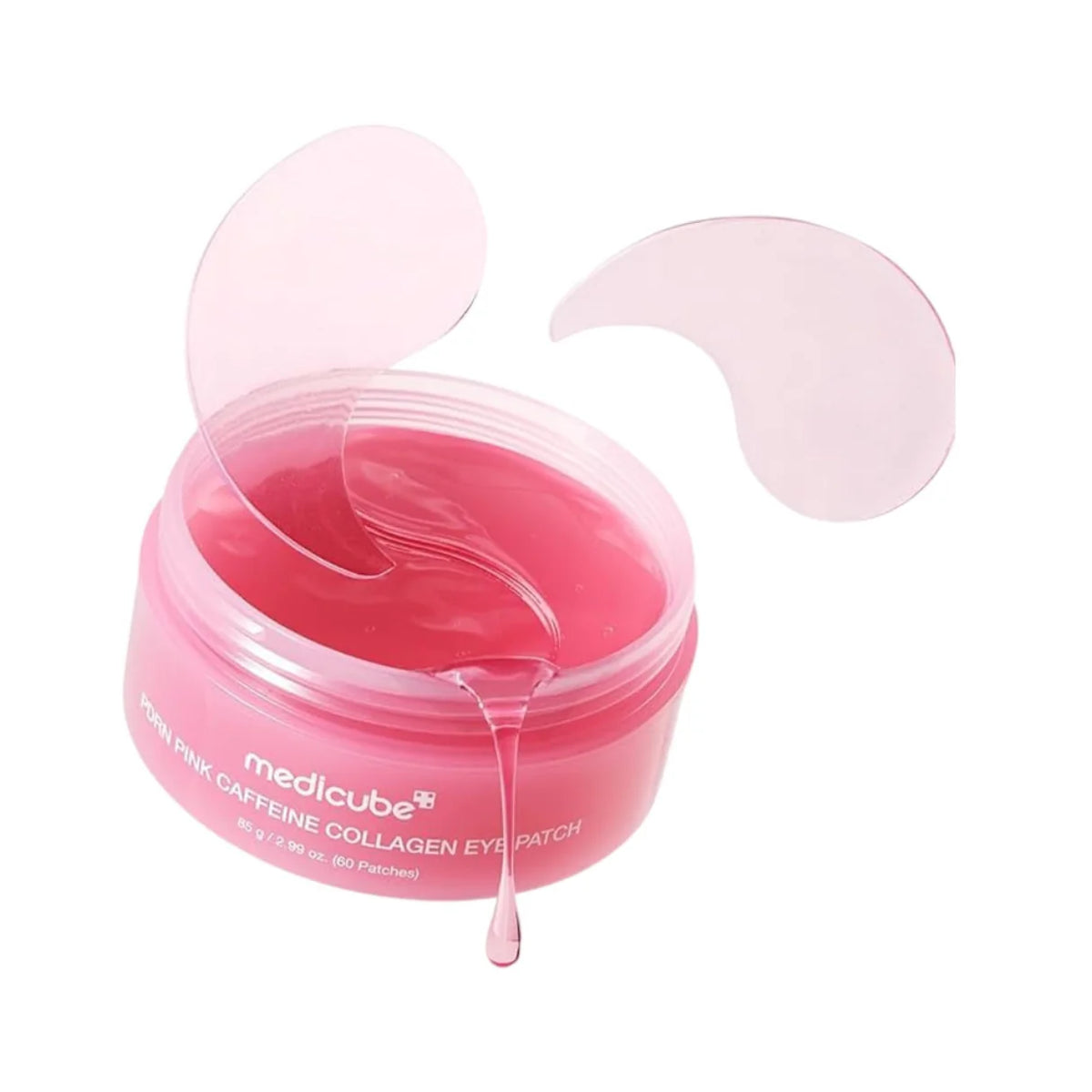 PDRN pink caffeine collagen eye patch